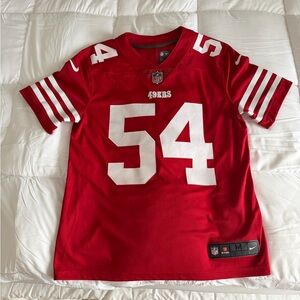 Fred Warner 49ers jersey stitched